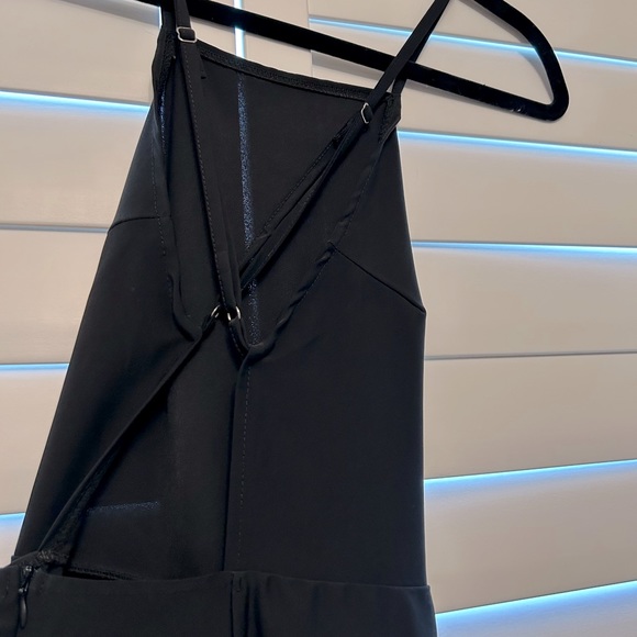 Brandy Melville Black Open Back Fit and Flare Mini Dress (OS) - Picture 2 of 3